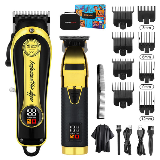 hiena clipper Hair Trimmer with LCD Digital Display Barber