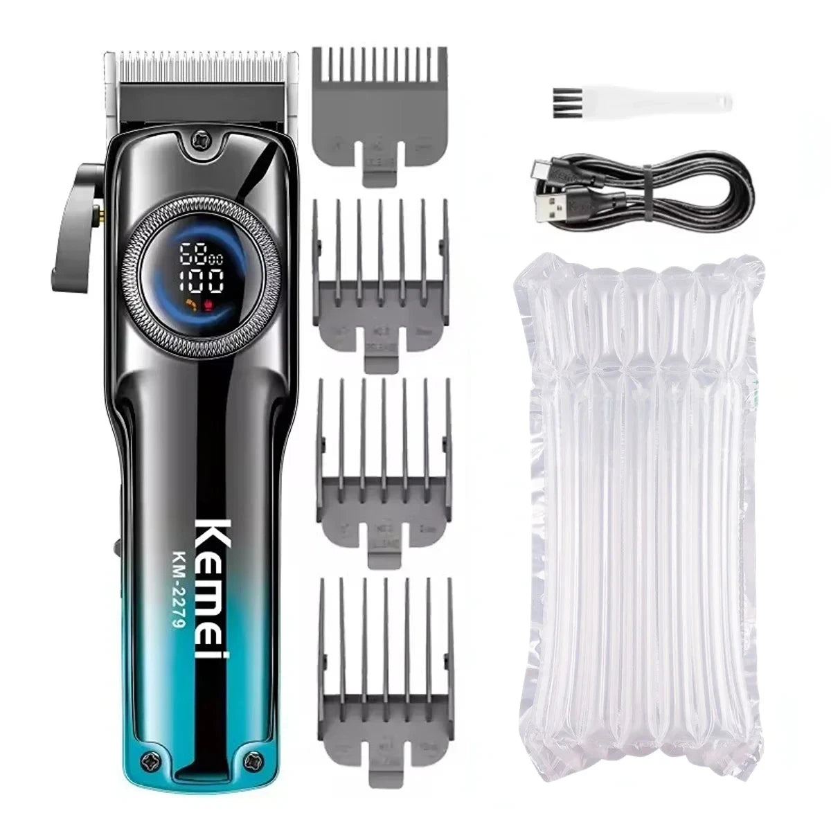 KM-2279 Electric Hair Clippers Fast-Charging Large-Capacity