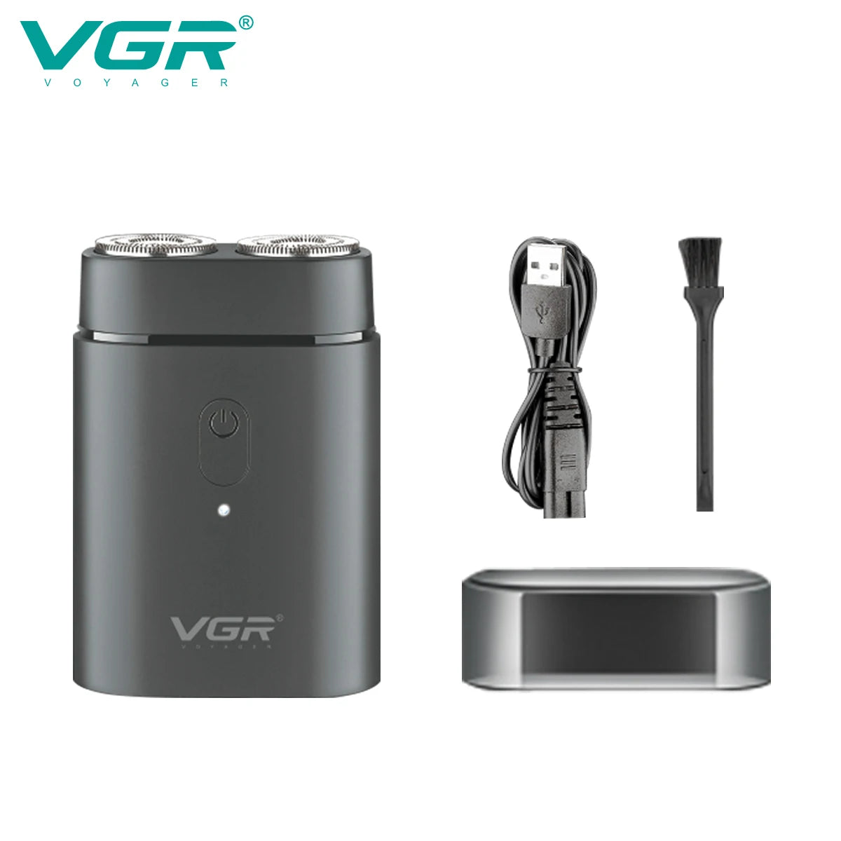 VGR 341 mini single blade cordless beard trimmer razor