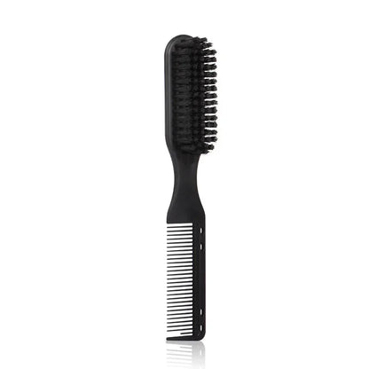 Double-sided Comb Printed Pattern Beard Moustache Comb
