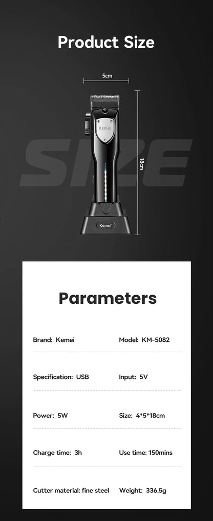 Kemei KM-2299 KM-2026 KM-5083 Professional Hair Clipper Kit