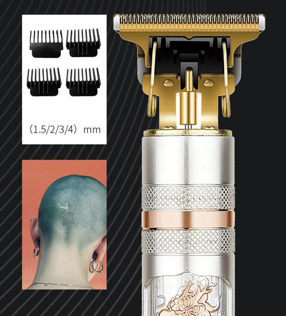 Kemei 762 metal hair trimmer for men professional beard clipper