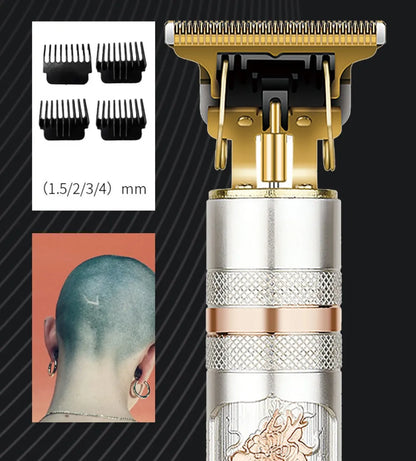 Kemei 762 metal hair trimmer for men professional beard clipper