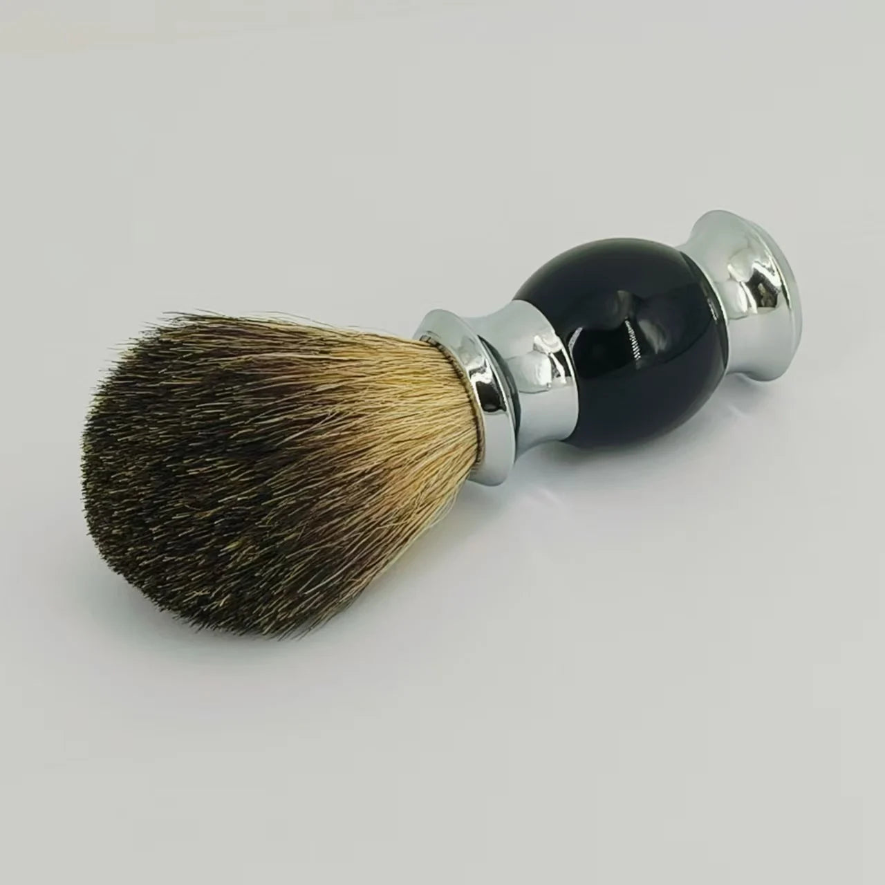 Premium Badger Hair Shaving Brush with Sleek Fine Resin