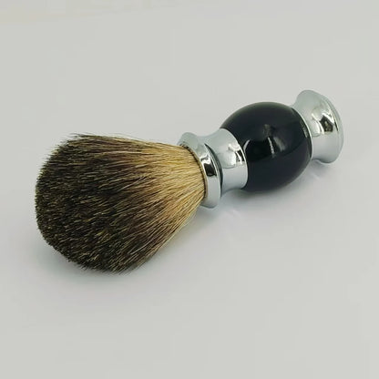 Premium Badger Hair Shaving Brush with Sleek Fine Resin