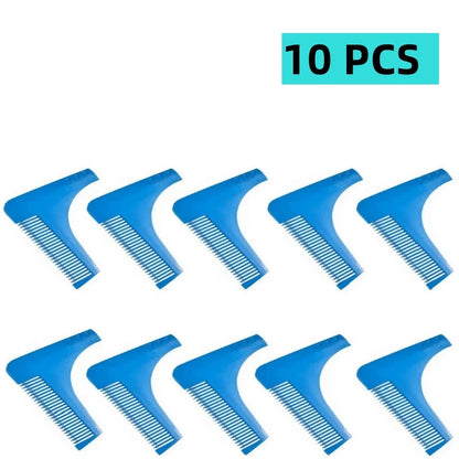 Men's Beard Comb Hairdressing Beard Care Styling Template