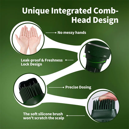 Black Hair Coloring Cream With Comb 50ml Hair Dye Shampoo