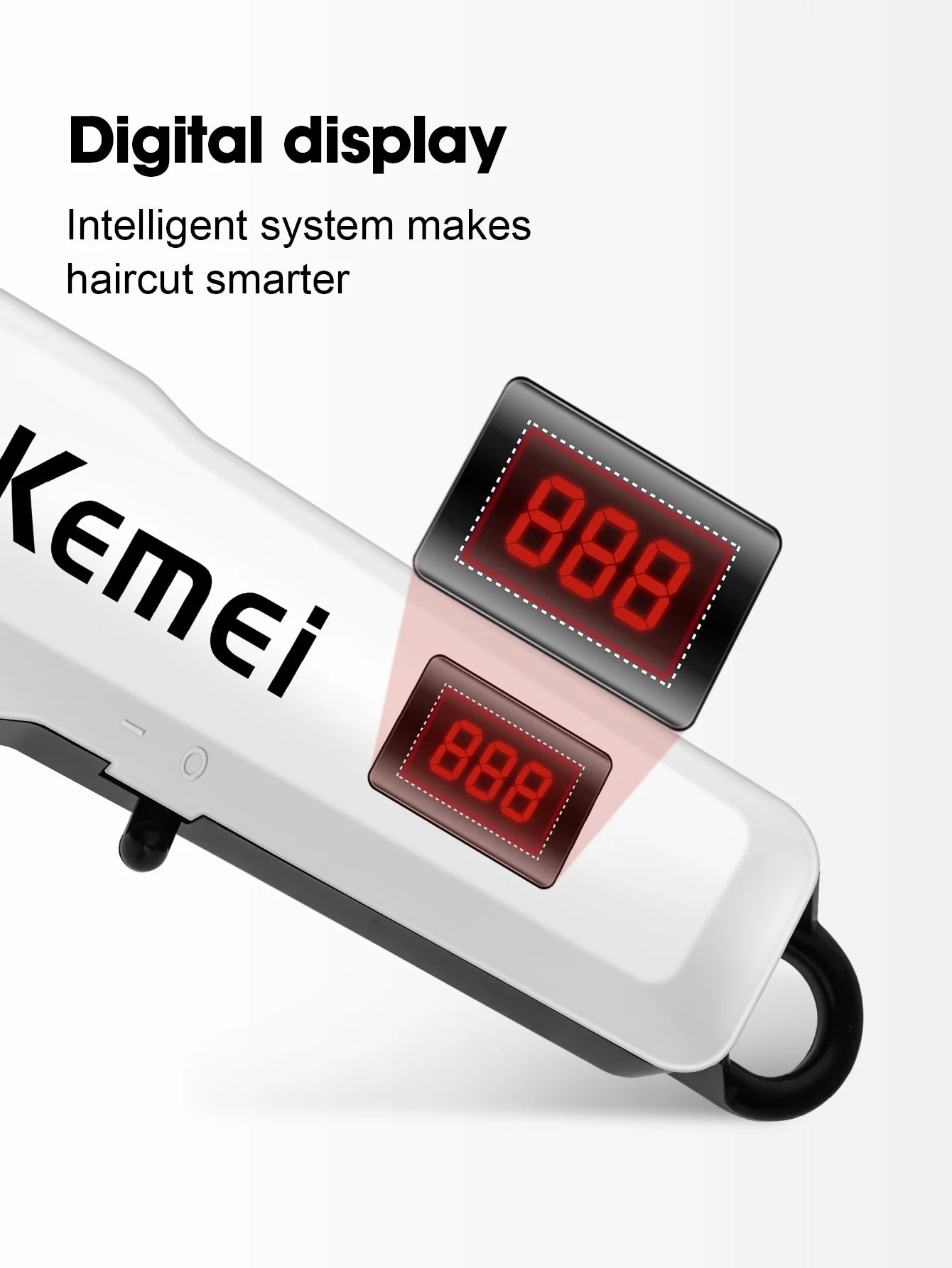 Kemei-809A Professional Hair Trimmer Adjustable Electric Clipper