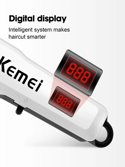 Kemei-809A Professional Hair Trimmer Adjustable Electric Clipper