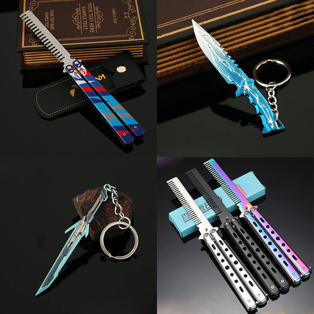 Valorant Yoru's Stylish Butterfly Knife Cosplay CSGO Hero Smite Knife