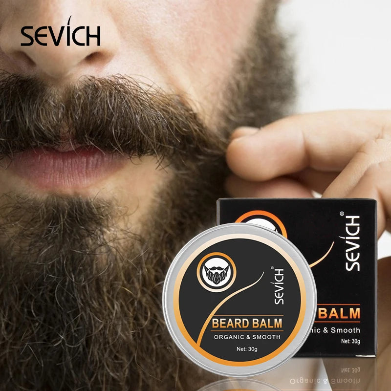 Men Beard Crewam Natural Beard Balm Wax for Men Moisturizing