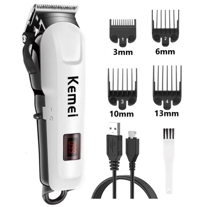 Electric Hair Clipper Hair Cut Maching Wireless Trimmer