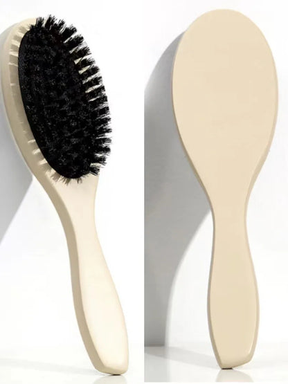 New Arrival Hair Brush Wood Handle Boar Bristle