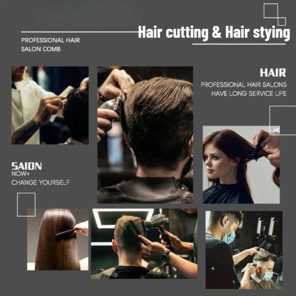 Professional Hairdressing Combs Aluminium Hair Comb Rat Tail