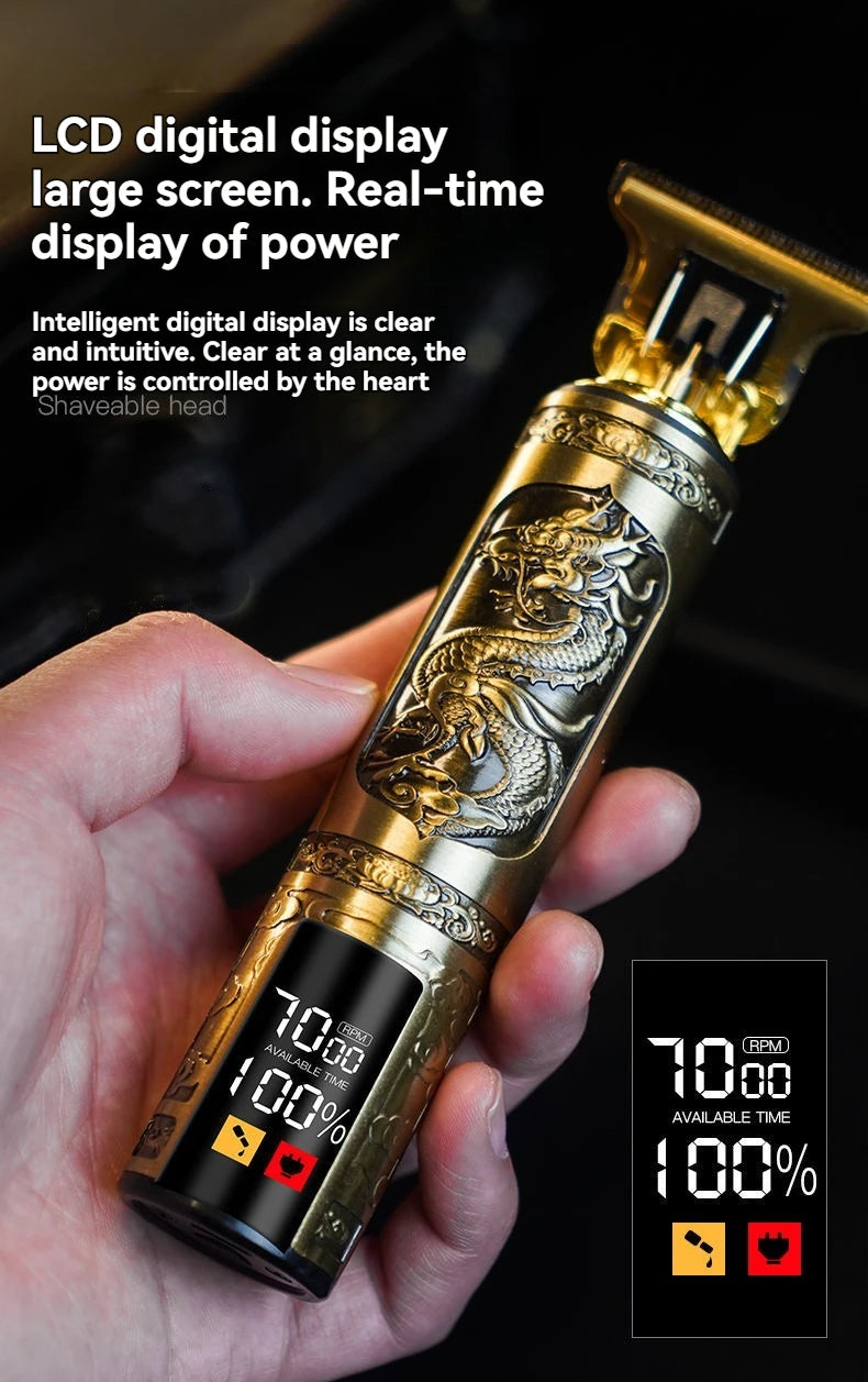 Professional 3-speed adjustment scissors beard trimmer