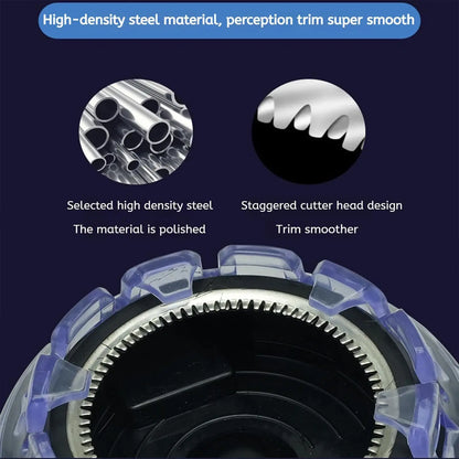 Wireless circular hair clipper with LED display new circular clipper
