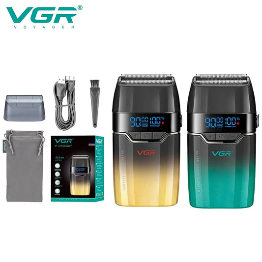 VGR New Shaver Gradient Color Body High end Hair Trimmer V-308