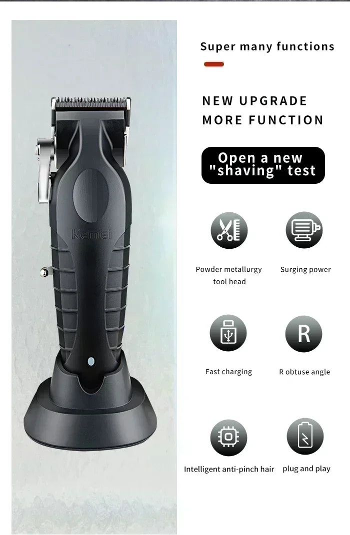 Kemei Electric Hair Clipper Kit Men's Hair Trimmer KM-2296 KM-2299 KM-1102