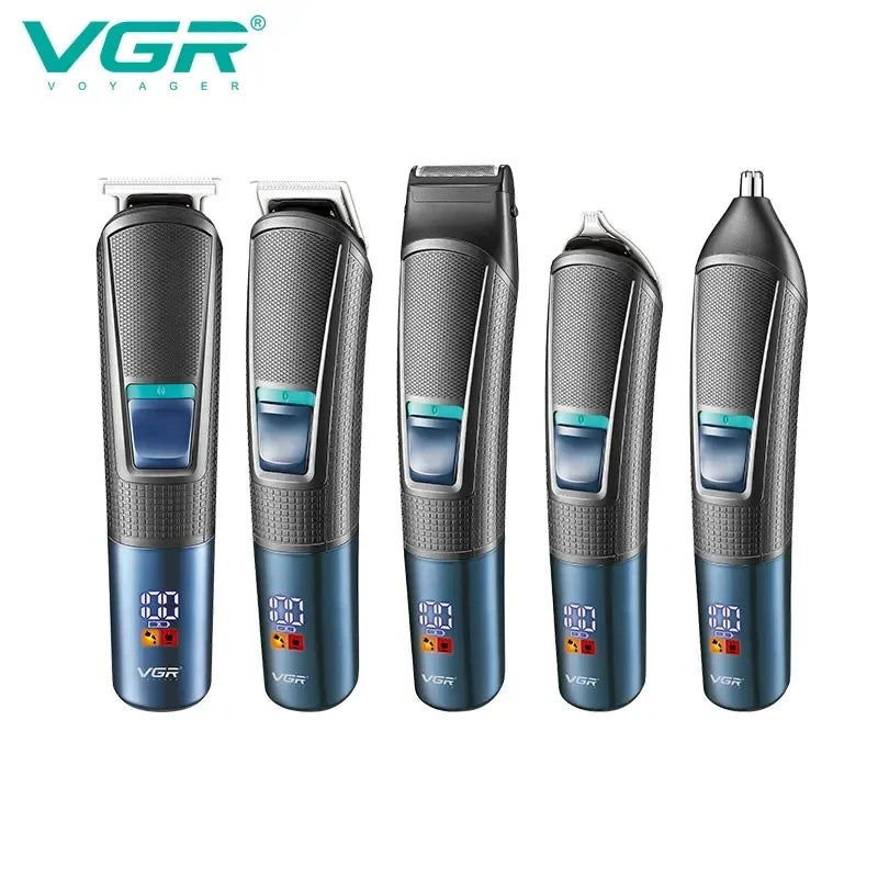 VGR All In One Beard Hair Trimmer For Men Grooming Kit