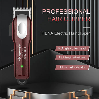 HIENA Professional Barber Hair Clippers Cordless Electric hair cutting