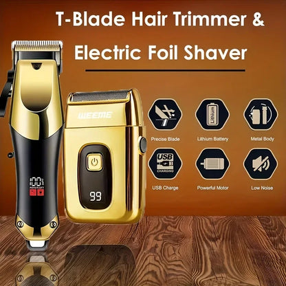 Wireless Hair Trimming for Men Hair Clippers Cordless Electric Shaver