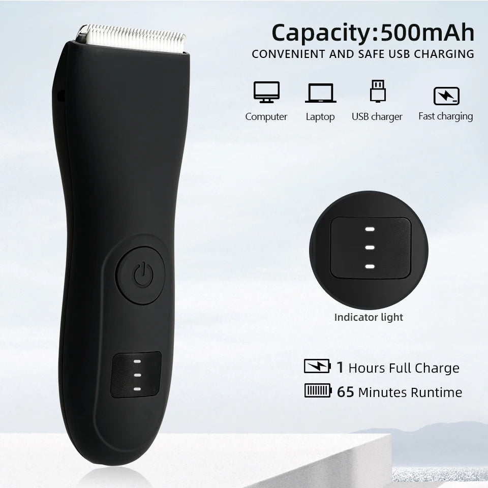 Mens Body Hair Trimmer and Women Lady Shaver Hair Removal Bikini Trimmer