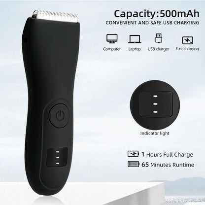 Mens Body Hair Trimmer and Women Lady Shaver Hair Removal Bikini Trimmer