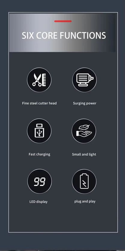 Kemei KM-678 Portable Mini Electric clippers
