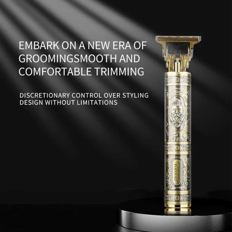 Kemei Electric Hair Clipper Cordless Trimmer T Shape Blade KM-T9