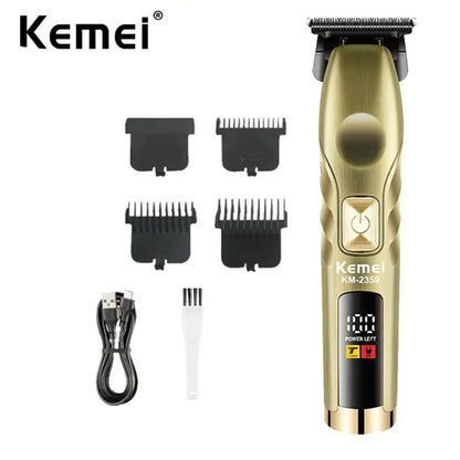 Kemei Professional Cordless Trimmer High Torque Zero-gap