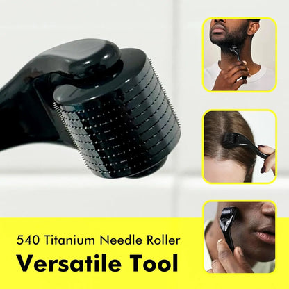 540 Needles for Facial Body Hair Growth Derma Roller