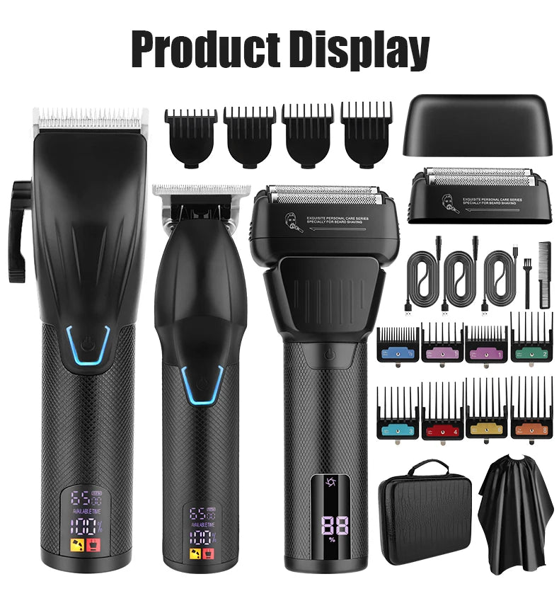 Resuxi 362 Kit Waterproof New Hair Clipper Shaver Set