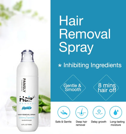 Non Irritating Hair Removal Cream and Spray for Men and Women