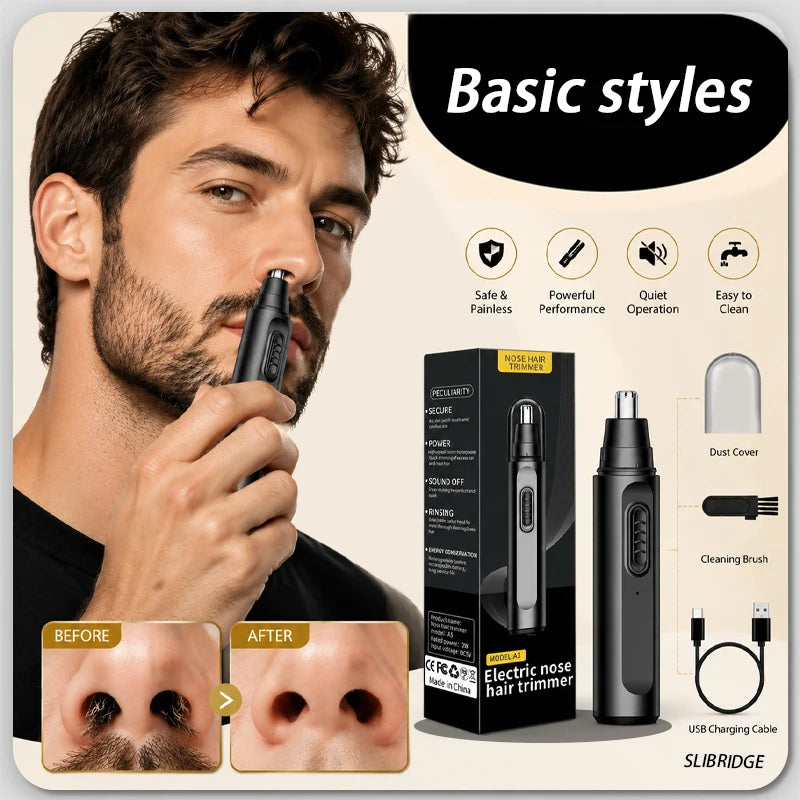 Newly Upgraded 2.0 Nose Hair Trimmer Electric Rechargeable