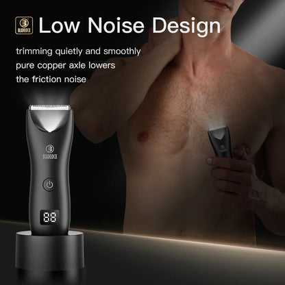 Professional Groin Body Hair Trimmer Ball Shaver for Men