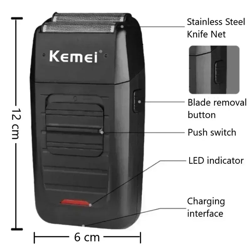 Kemei Electric Hair Clipper Kit Men's Hair Trimmer KM-2296 KM-2299 KM-1102