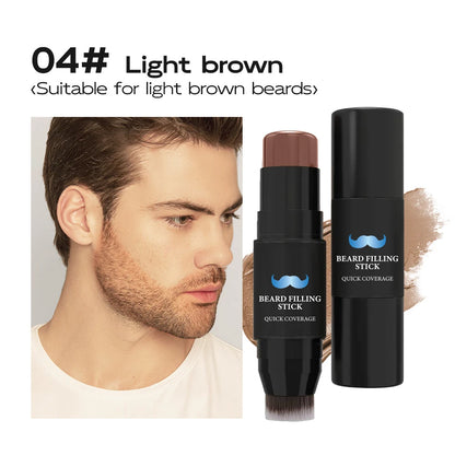 Beard Pencil Filler Stick And Brush for Men Beard Pen hair root