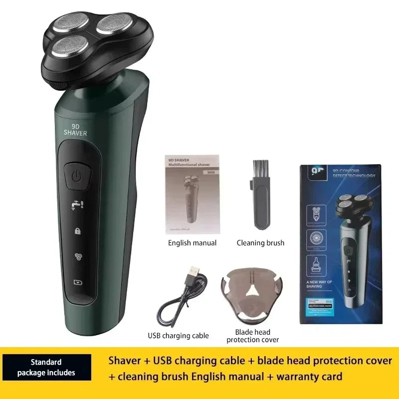 Lenovo Electric Shaver Multi Functional 9D Water Wash High Power