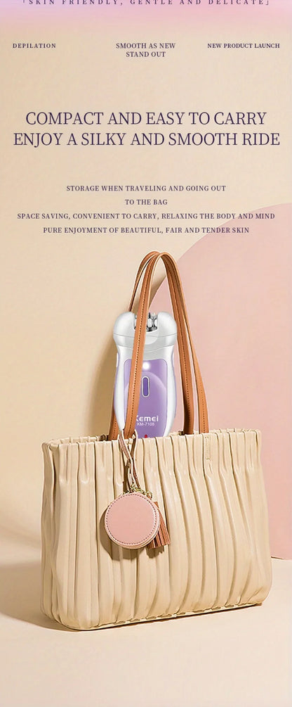 KM-7108 New Four in One USB High Electric Hair Puller