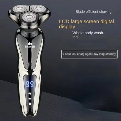 Thiree in one The new shaver LCD digital display