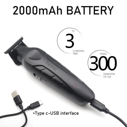 Kemei 2269 Professional Hair Trimmer 7500RPM Motor Barber Cutting