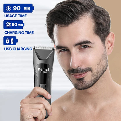 KEMEI fast charging digital washable personal trimmer KM-1849
