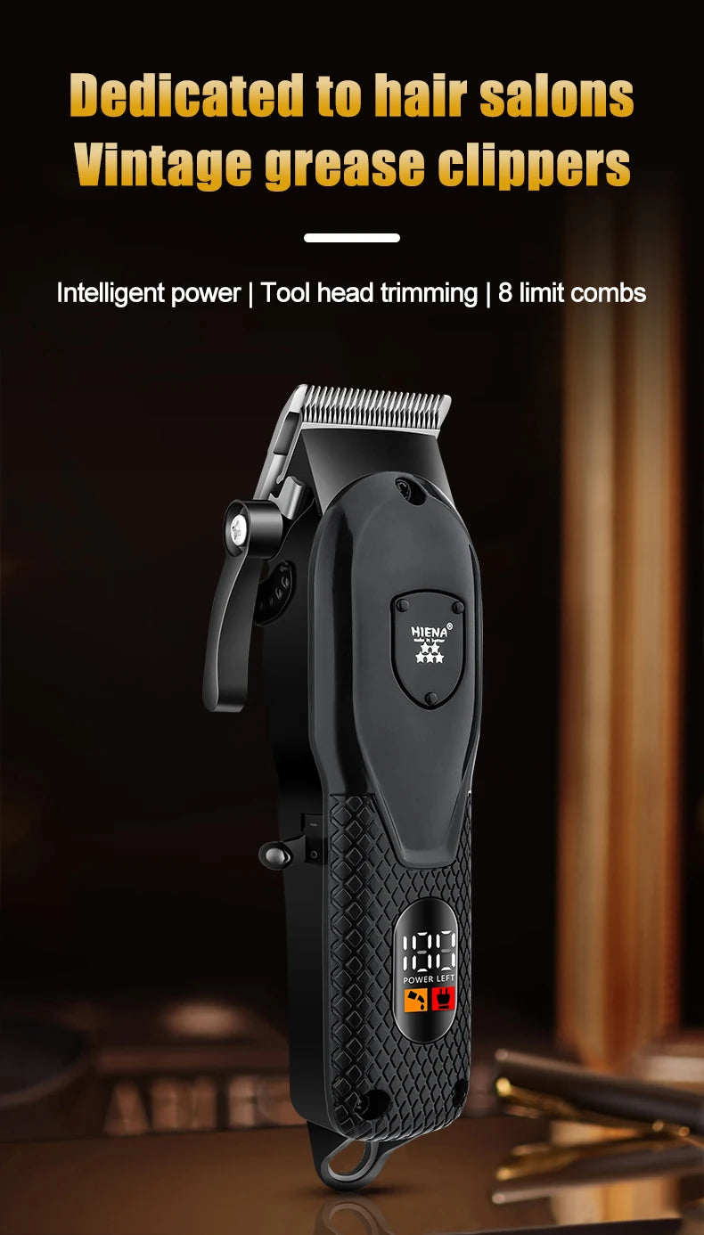 HIENA hair clipper Shaver Professional electric scissors for men