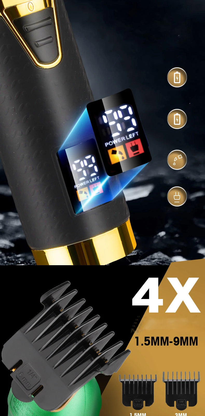 0mm Zero Professional Hair Trimmer For Men Beard