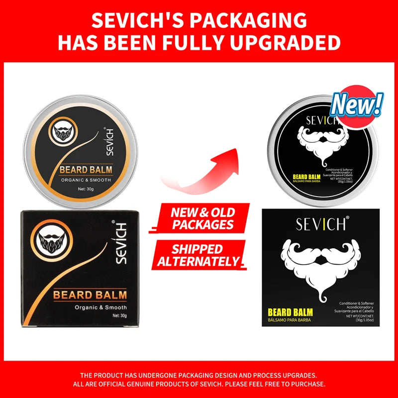 Men Beard Crewam Natural Beard Balm Wax for Men Moisturizing