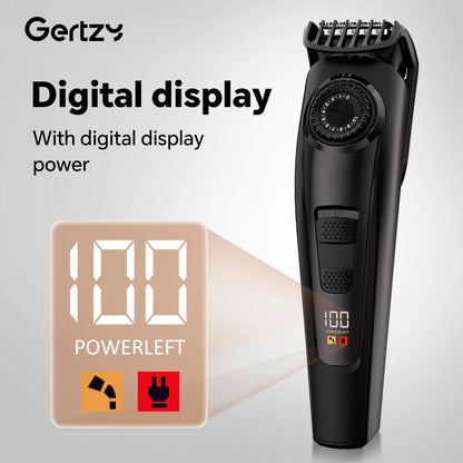 Electric hair clipper kit with digital display multifunctional