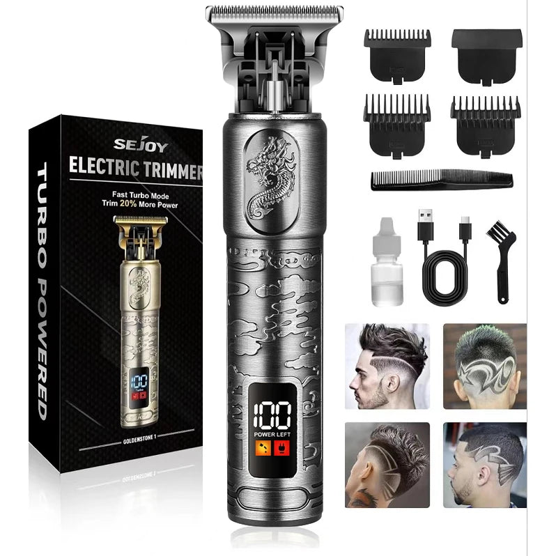 Professional Hair Clippers Cordless Electric Hair Trimmer