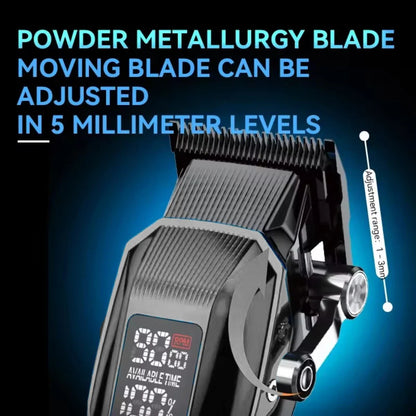 Kemei KM-2796 9000RPM Brushless Motor DLC Blade LCD Hair Cutting