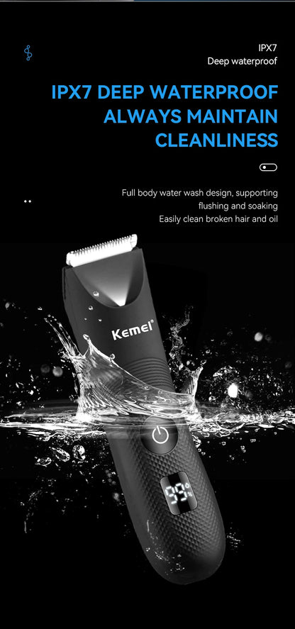 Kemei Waterproof Hair Trimmers For Men Multi-functiona KM-1840