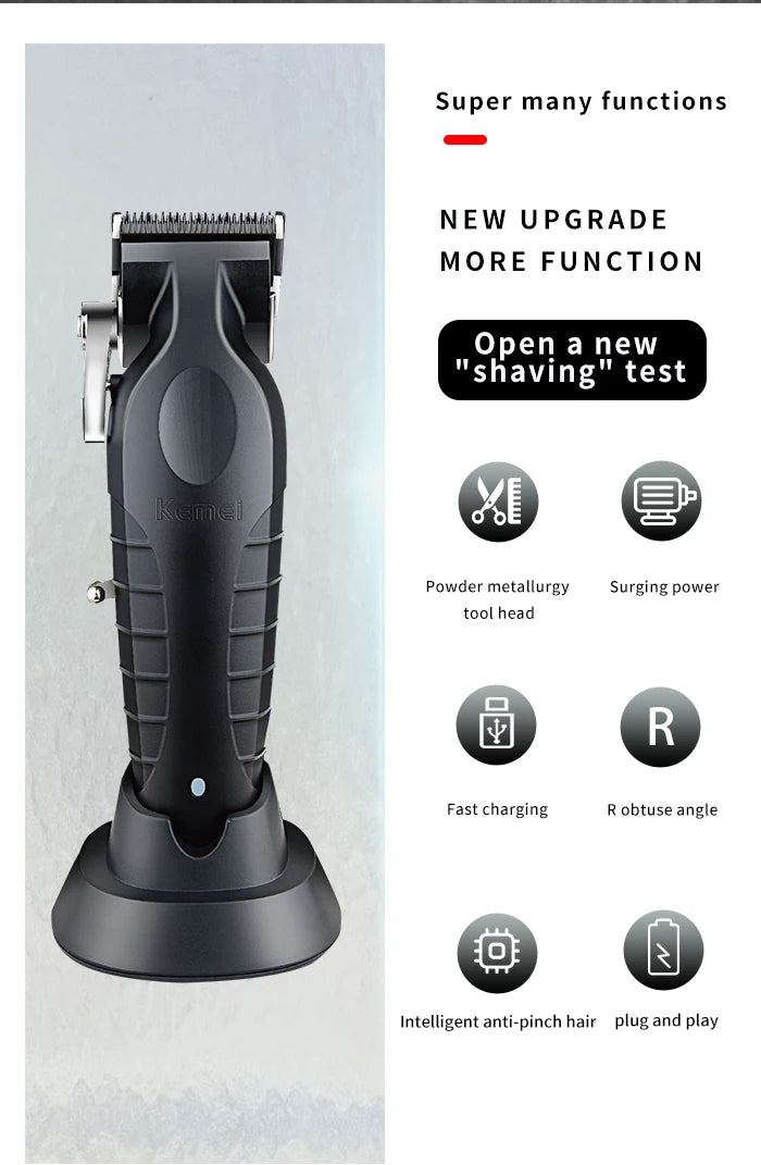Kemei KM-2296 KM-2024 Hair Clipper Hair Trimmer Shaver KM-2299